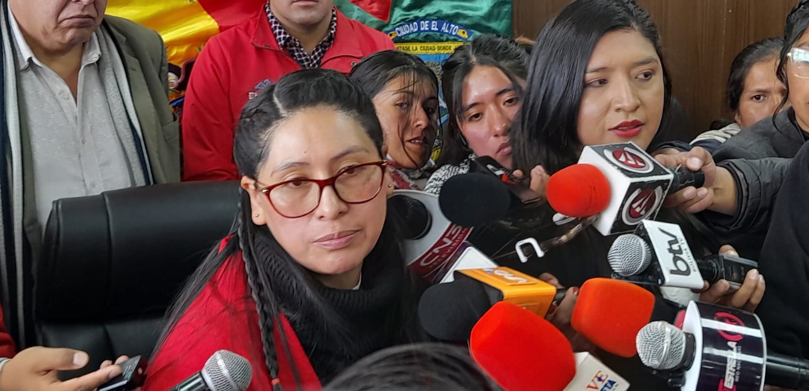 La alcaldesa de El Alto, Eva Copa. Foto: GAMEA.