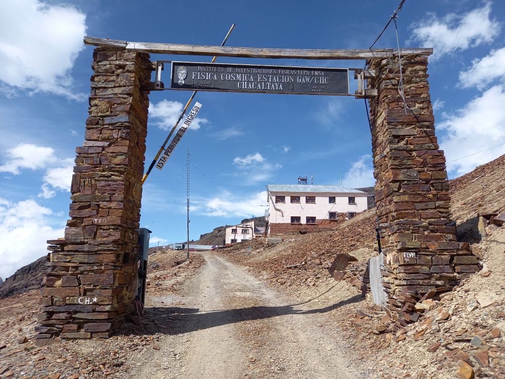 Estación Climática de Chacaltaya, operada por la Universidad Mayor de San Andrés. Foto: UMSA.