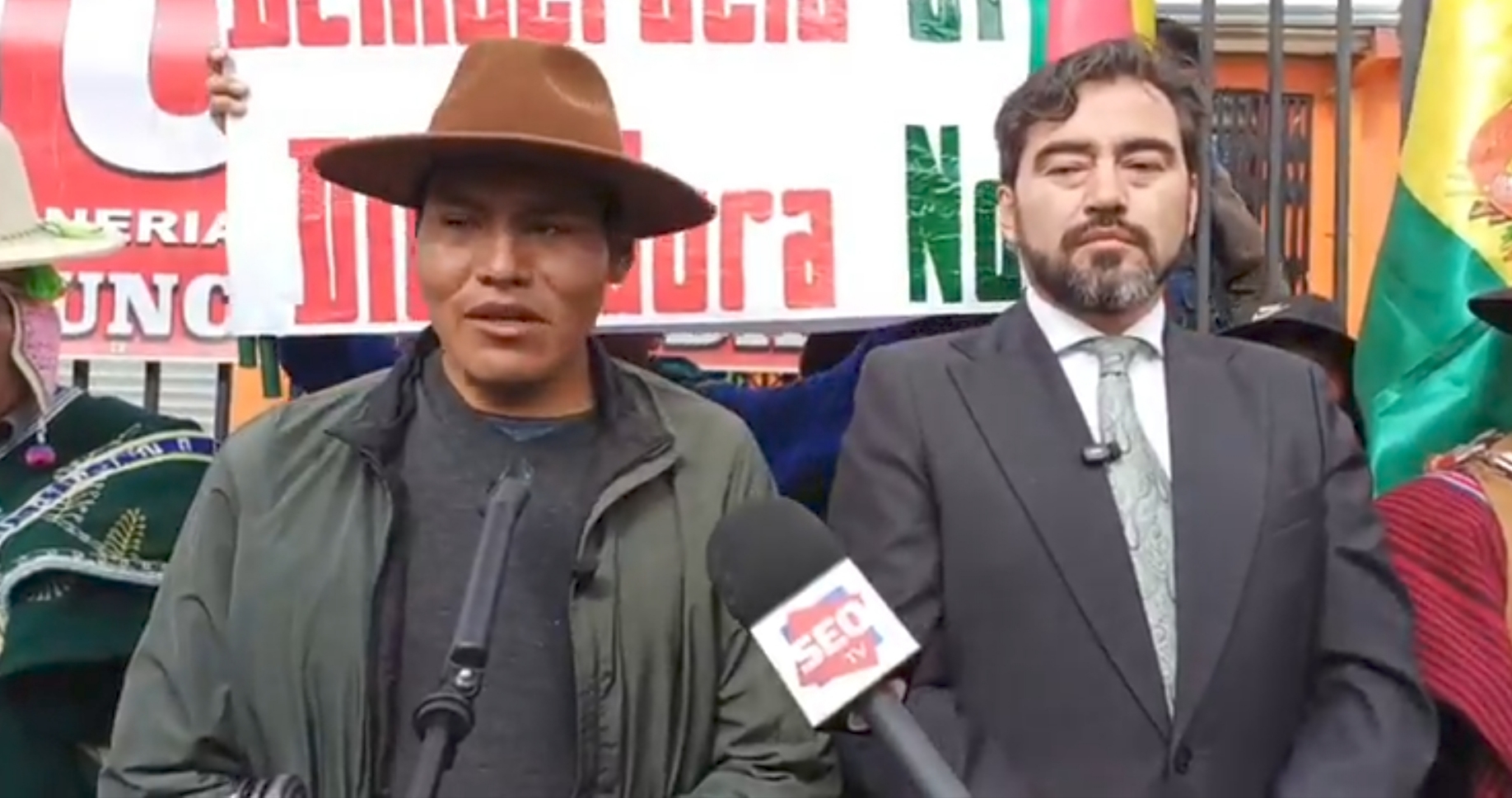 El excandidato René Yahuasi. Foto: Captura de pantalla.