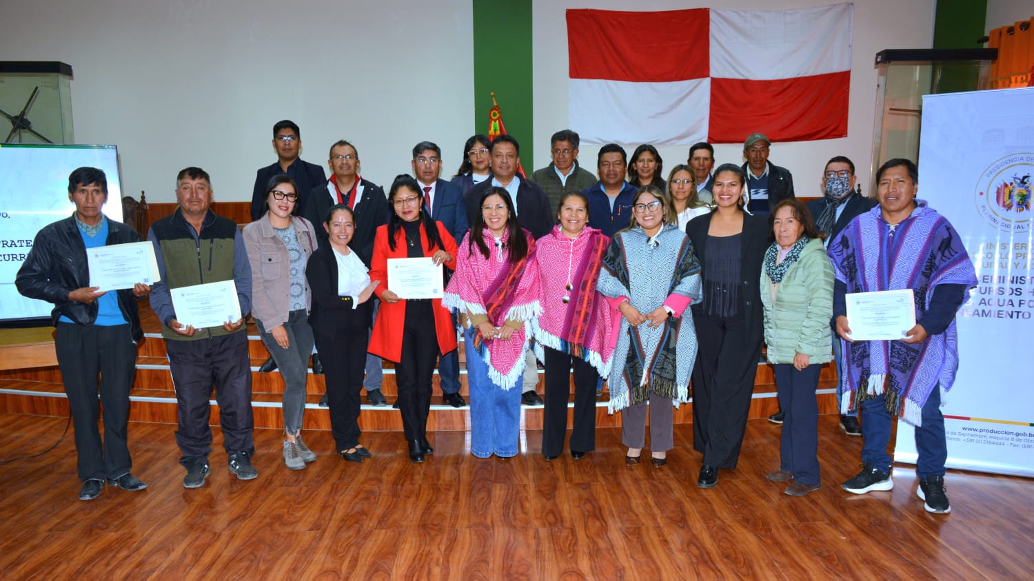 Lanzamiento de la segunda fase del programa Sirwash en Potosí. Foto: Viceministerio de Recursos Hídricos.
