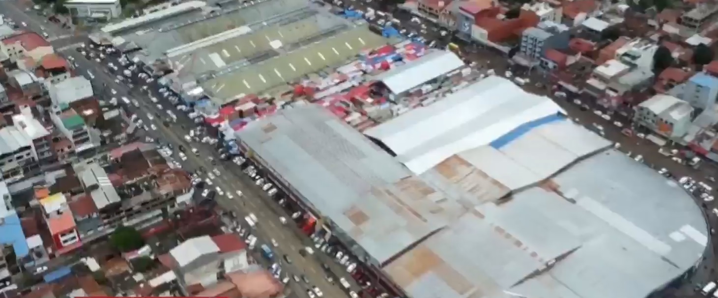 Los predios del mercado Mutualista. Foto: Captura de pantalla