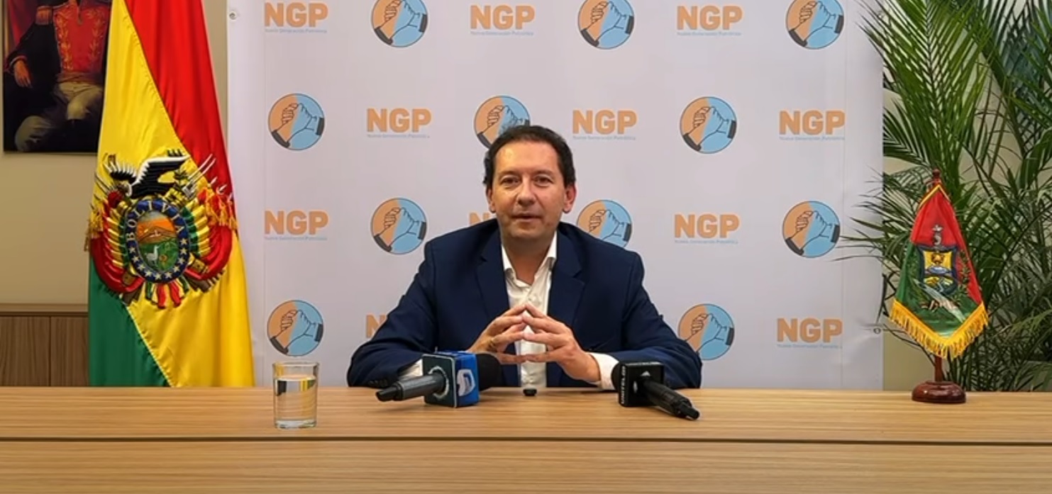 El vocero de NGP, José Carlos Sánchez. Foto: Captura de pantalla.
