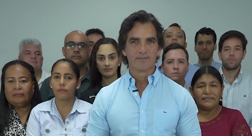 El alcalde electo de Santa Cruz de la Sierra, Manuel “Mamen” Saavedra. Foto: Captura de pantalla.