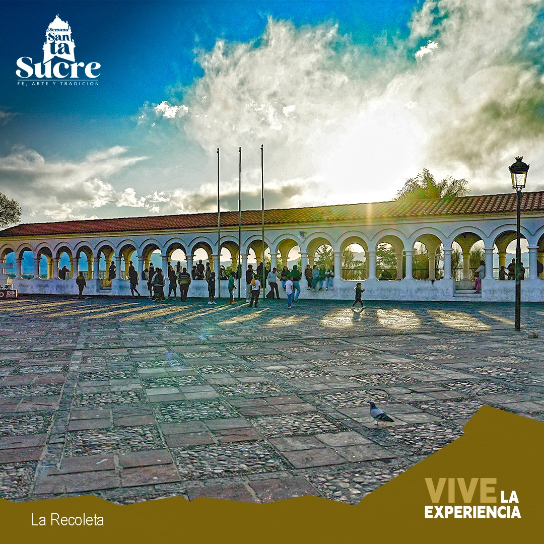 La Recoleta, uno de los destinos turísticos que ofrece Sucre. Foto: Ministerio de Turismo.