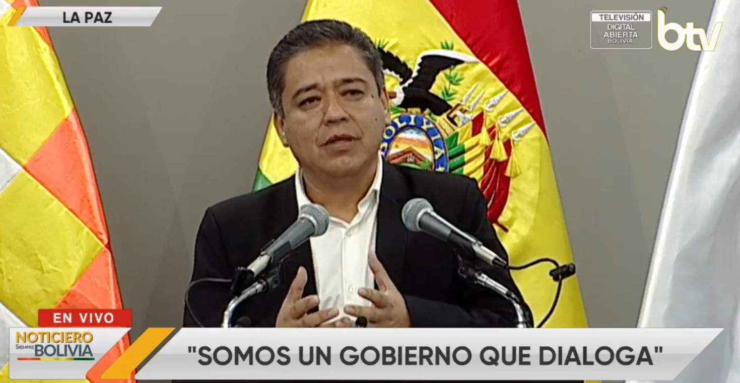 Vocero Oficial de la Presidencia del Estado, José Luis Gálvez. Foto: Captura.