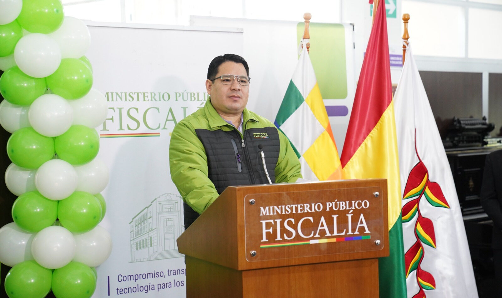 El Fiscal General del Estado, Roger Mariaca. Foto: FGE