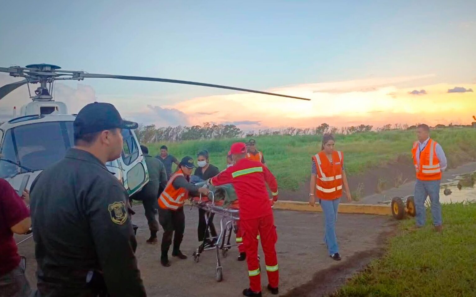 Traslado de uno de los cuerpos a El Trompillo (BTV)