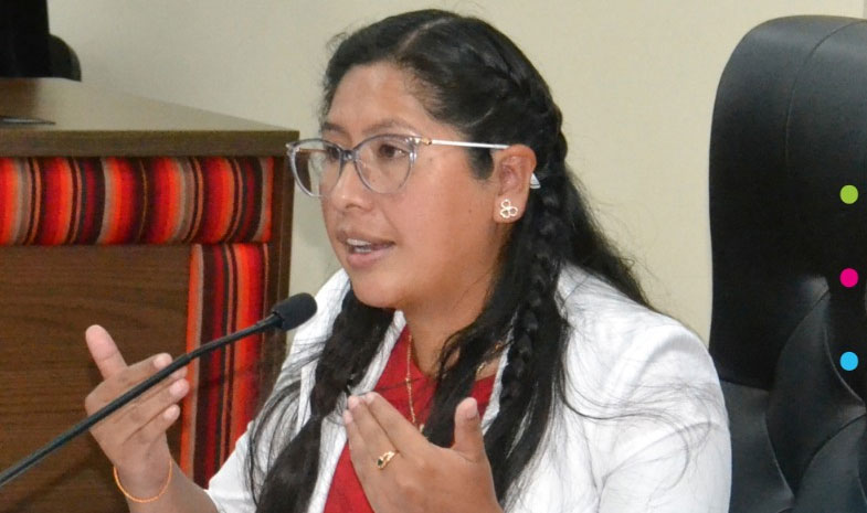 La alcaldesa de El Alto, Eva Copa. Foto: internet