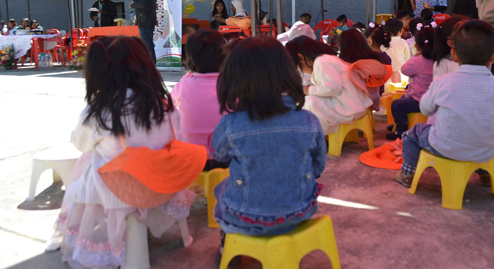 Un grupo de niños del centro de acogida infantil Niño Jesús. Foto: Sedeges - archivo