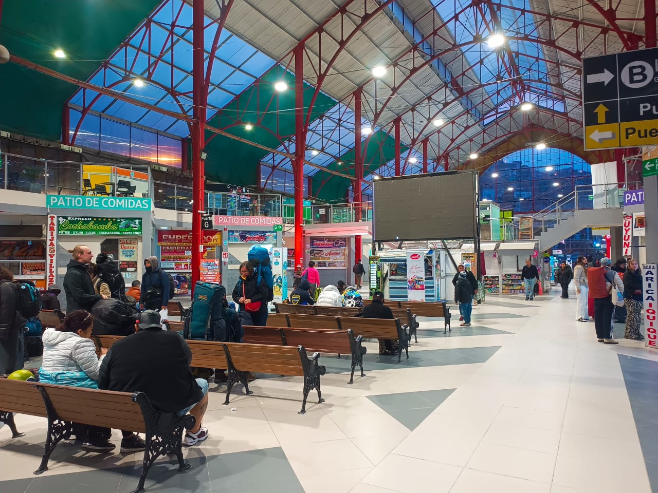 Terminal de Buses de La Paz. Foto: Alcaldía