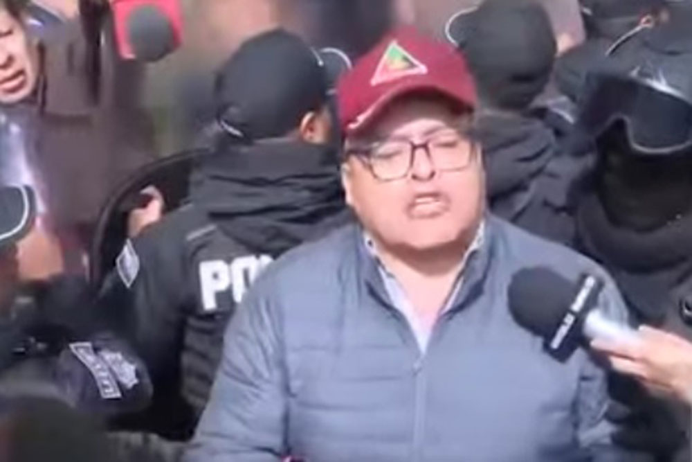 Zúñiga, durante una pasada visita en La Paz. Foto: captura video