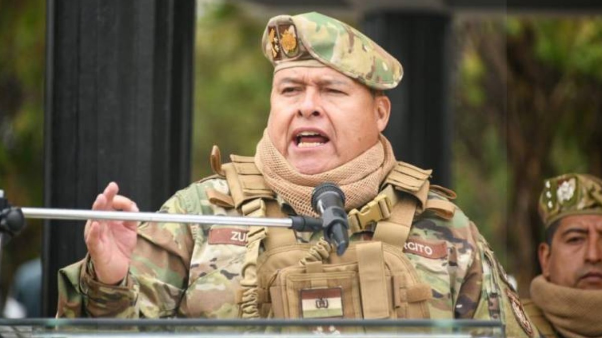 El excomandante del Ejército, Juan José Zúñiga, en un pasado acto. Foto: internet