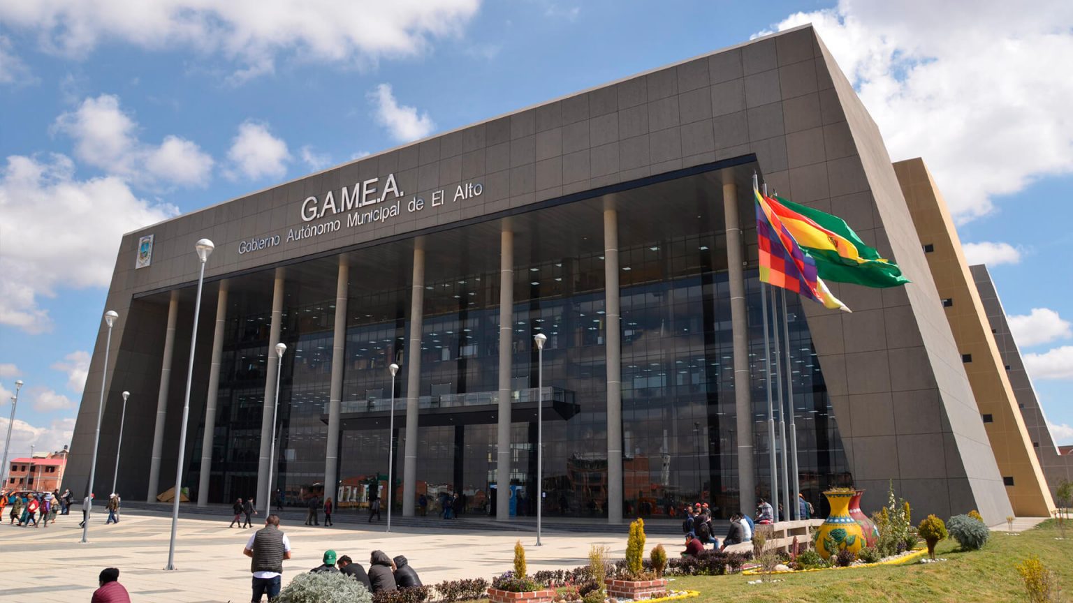 Edificio de la Alcaldía de El Alto. Foto: Gamea,
