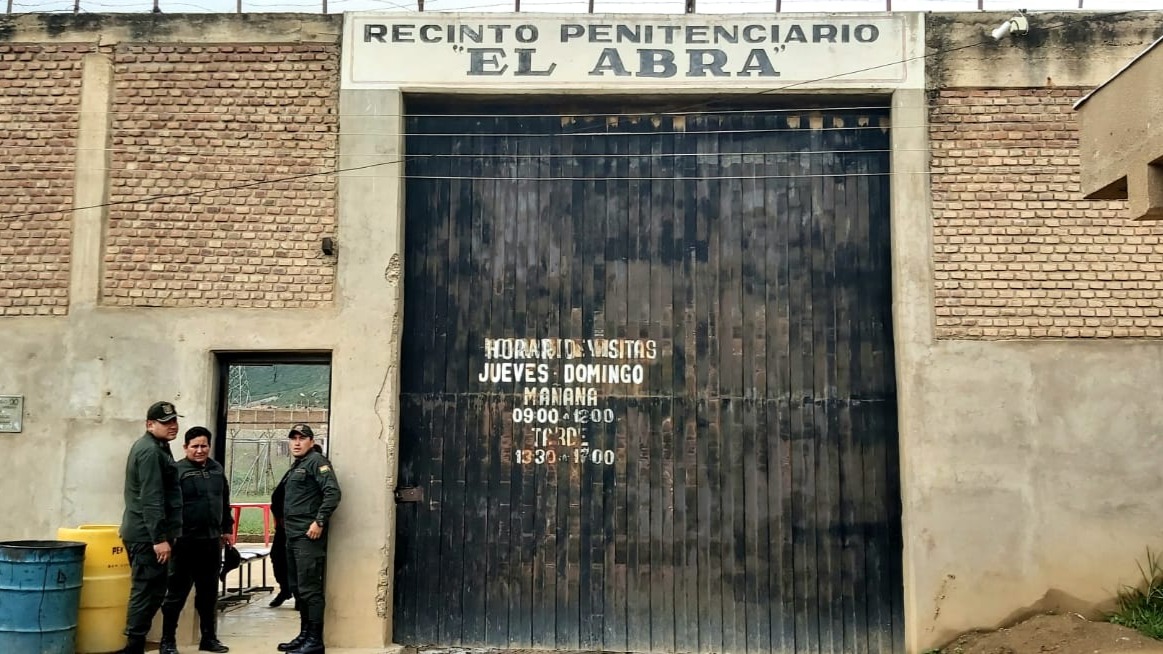 Cárcel de El Abra en Cochabamba. Foto: Fiscalía General del Estado.