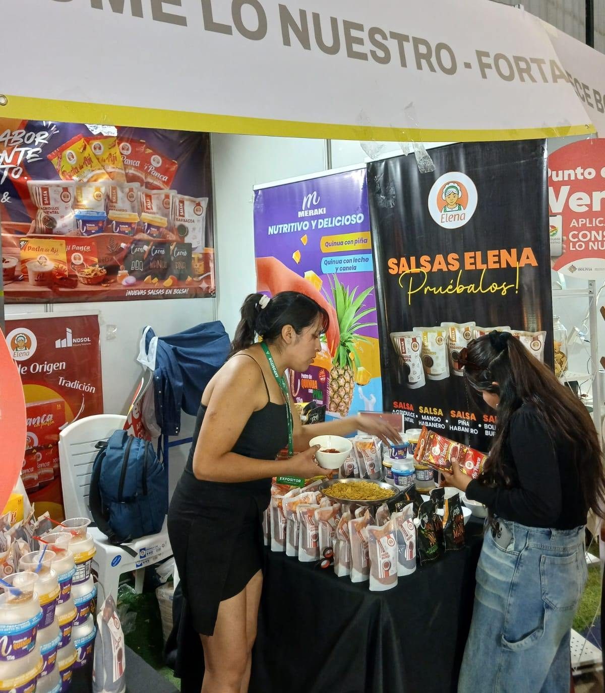 Participación de empresas "Hecho en Bolivia" en la Fexco 2026 en Cochabamba. Foto: Viceministerio de la Micro, Pequeña Empresa y Artesanía.