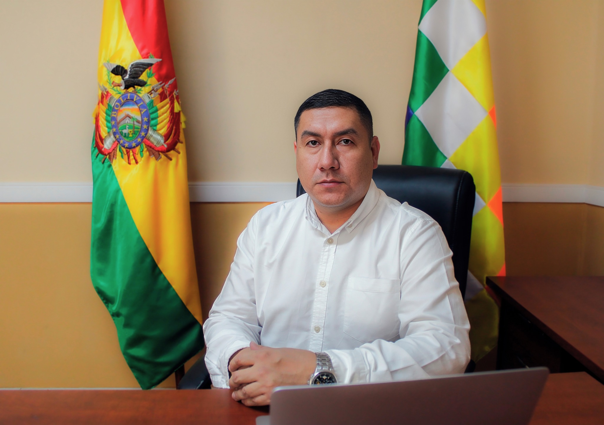 Nuevo director de la Entidad Ejecutora de Medio Ambiente y Agua, Jerry Salazar Pozo. Foto: Emagua.