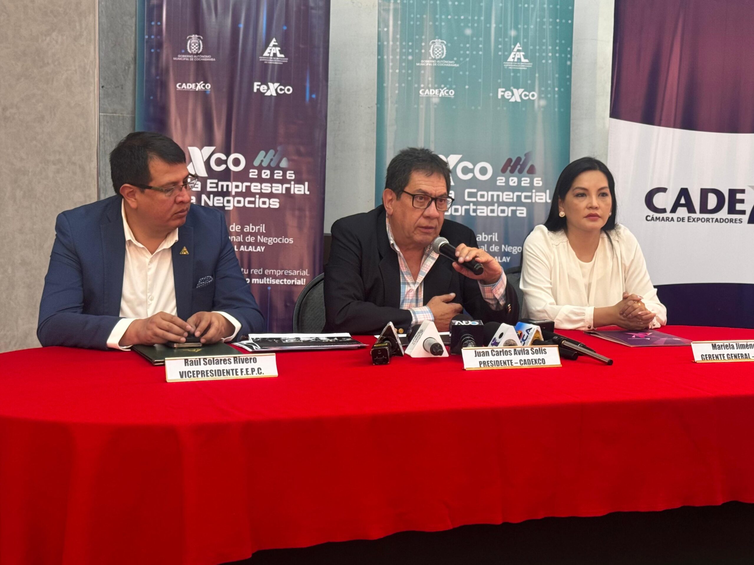 Presentación de resultados en intenciones de negocio en la Fexco 2026. Foto: FEPC.