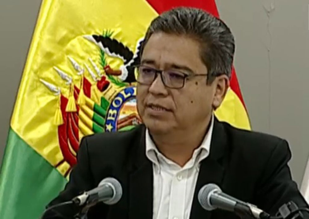 El vocero presidencial, José Luis Gálvez,