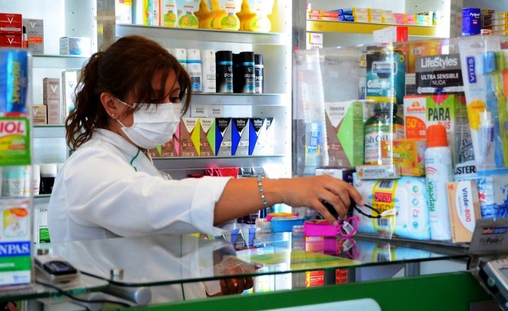 Una farmacia en la ciudad de La Paz. Foto: Ministerio de Salud.