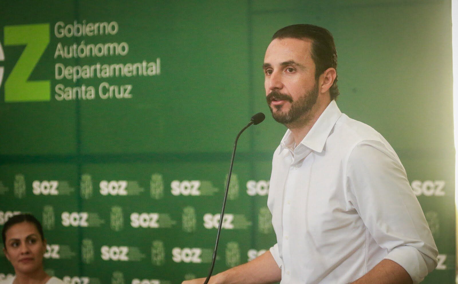 El gobernador Juan Pablo Velasco. Foto: Archivo / Gobernación de Santa Cruz.
