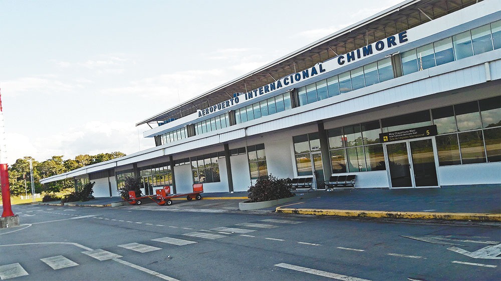 Imagen del aeropuerto de Chimoré en el Trópico de Cochabamba. Foto: Ministerio de Defensa.