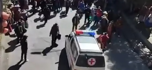 Bloqueos impedían el paso de ambulancias.