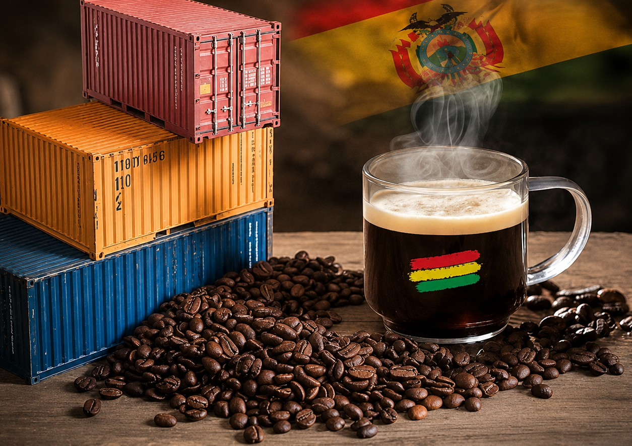 Granos de café de exportación. Foto: IBCE.