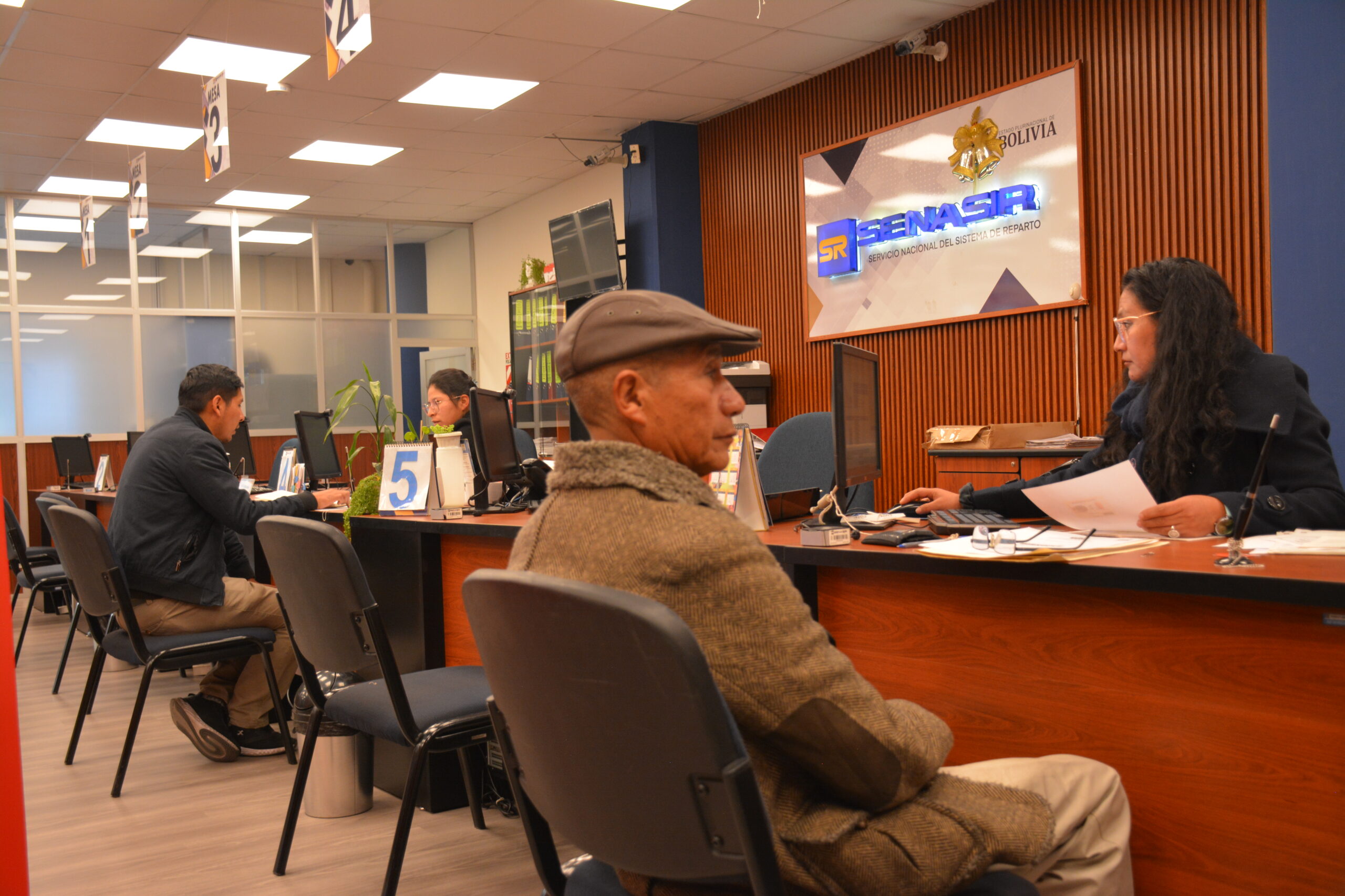 Beneficiarios del Sistema de Reparto. Foto: Senasir.