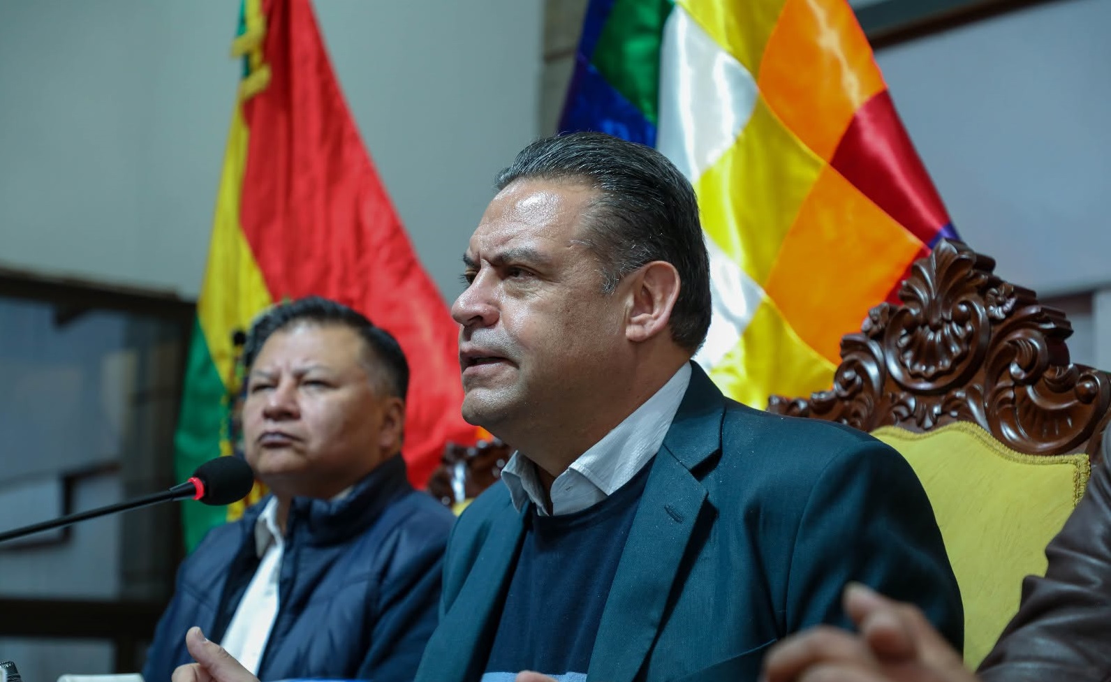 El gobernador Luis Revilla. Foto: Gobernación de La Paz.