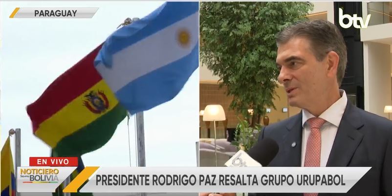 Entrevista al Presidente Rodrigo Paz, desde Paraguay.