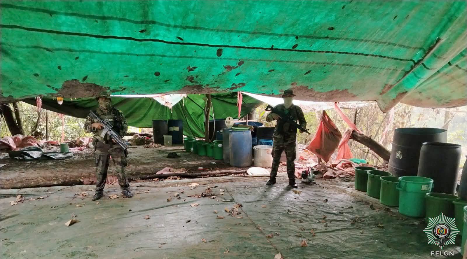 El operativo se realizó en Villa Tunari.