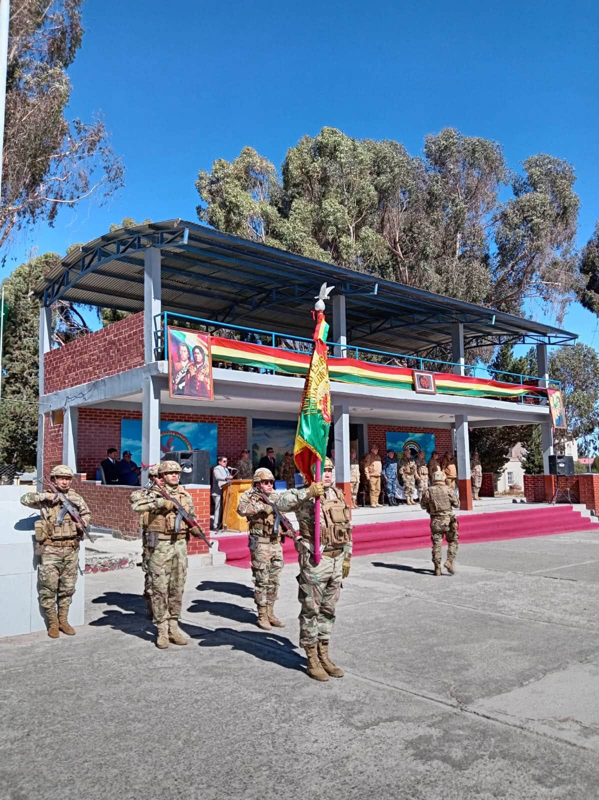 Los efectivos militares que serán capacitados. Foto: Min Defensa.