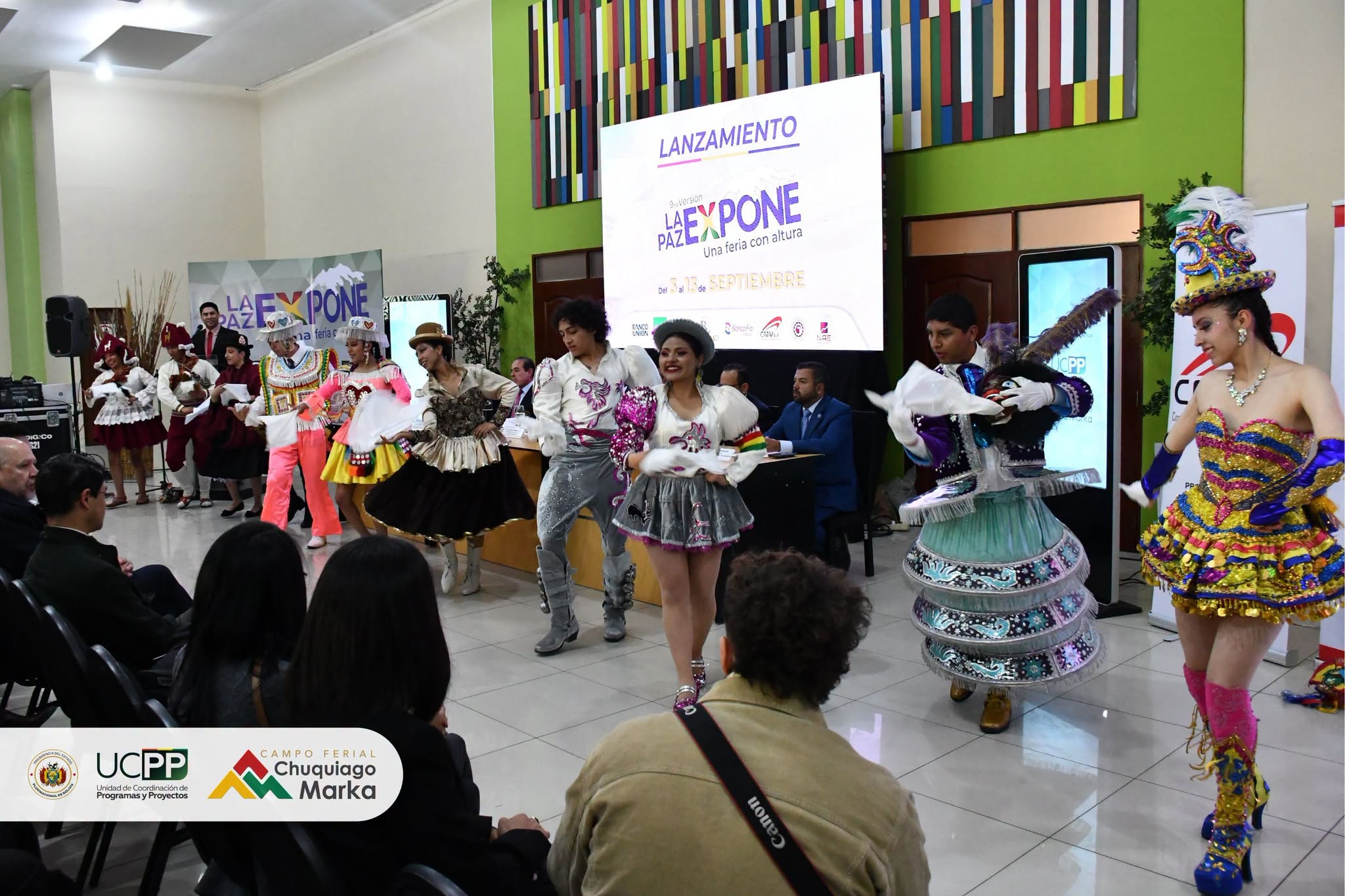 La feria La Paz Expone fue lanzada este martes. Foto: Campo Ferial Chuquiago Marka.