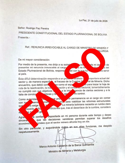 Imagen: Ministerio de Minería.