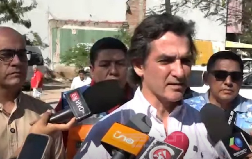 El alcalde de Santa Cruz de la Sierra, Manuel Saavedra. Imagen: Captura.