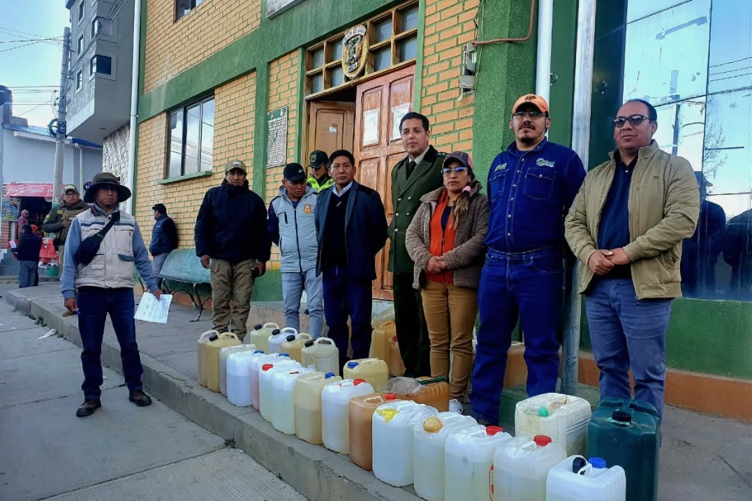 El combustibles era comercializado de manera ilegal. Foto: ANH.