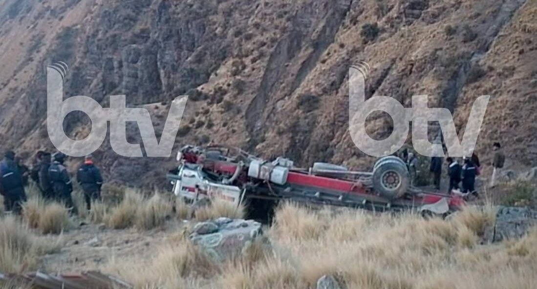 La Policía investiga las causas del hecho. Foto: Bolivia TV.