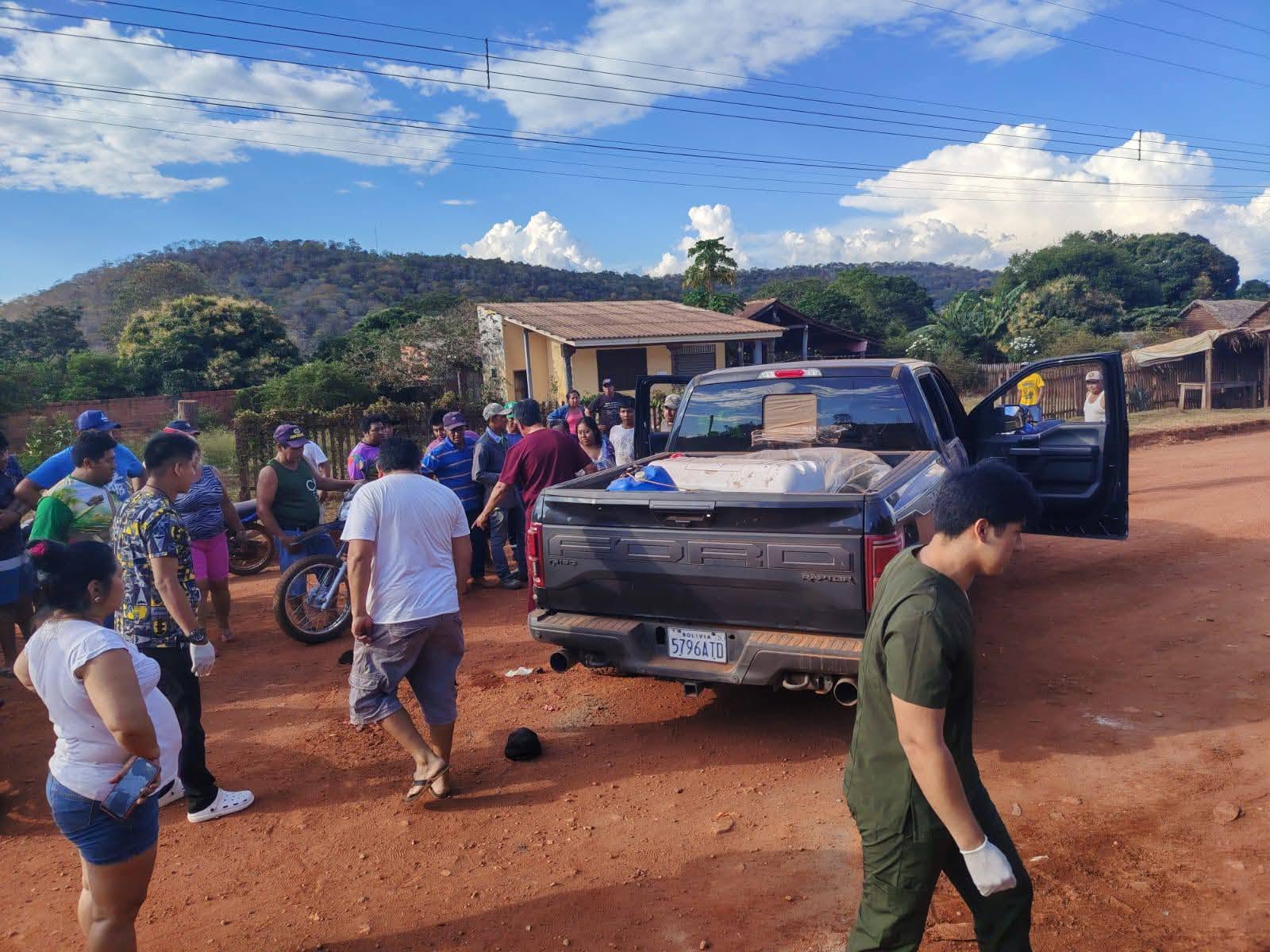 Lugar donde falleció el subteniente de la Policía Boliviana en San Matías. Foto: Revista Gigante.