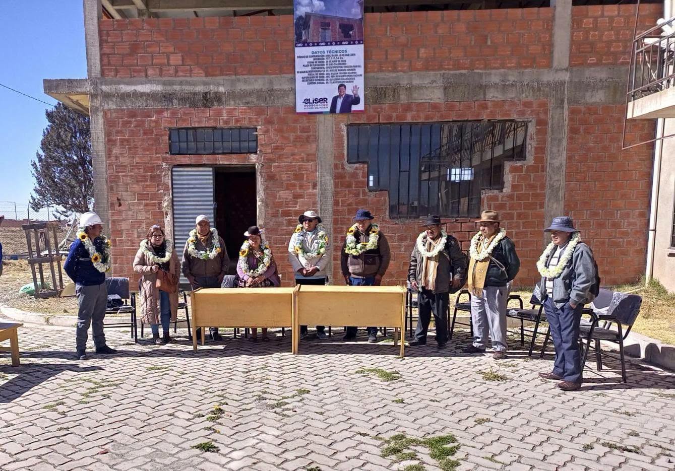 Concluye la construcción del Centro Cultural Parcopata en el Distrito 10 de El Alto. Foto: Gamea.