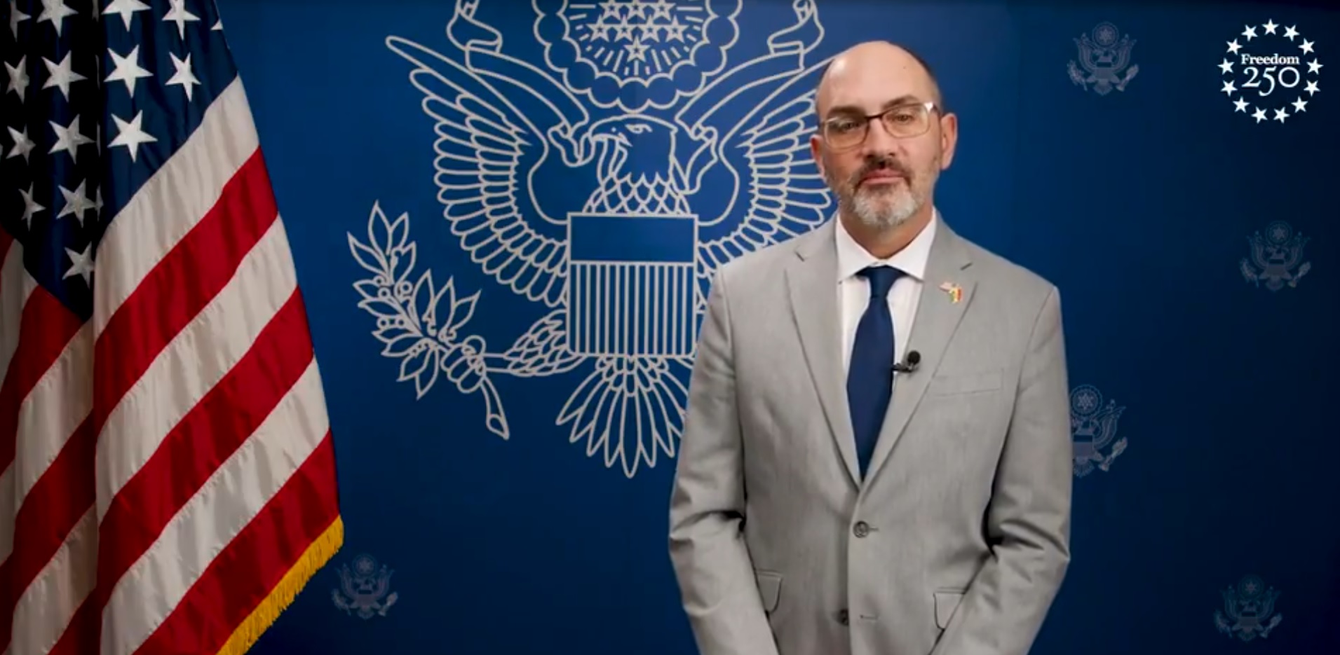 El encargado de negocios y jefe de misión diplomática de la Embajada de Estados Unidos, Erik Martini.