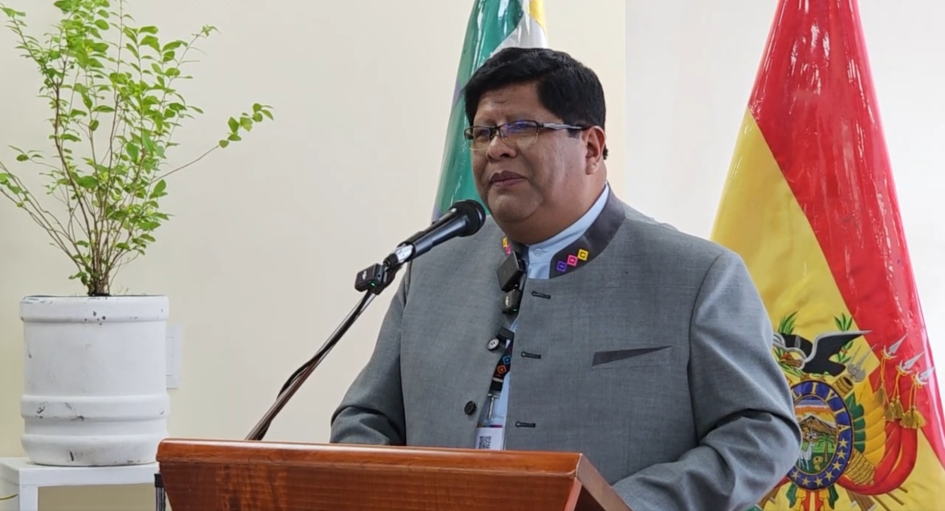 El alcalde de El Alto, Eliser Roca.