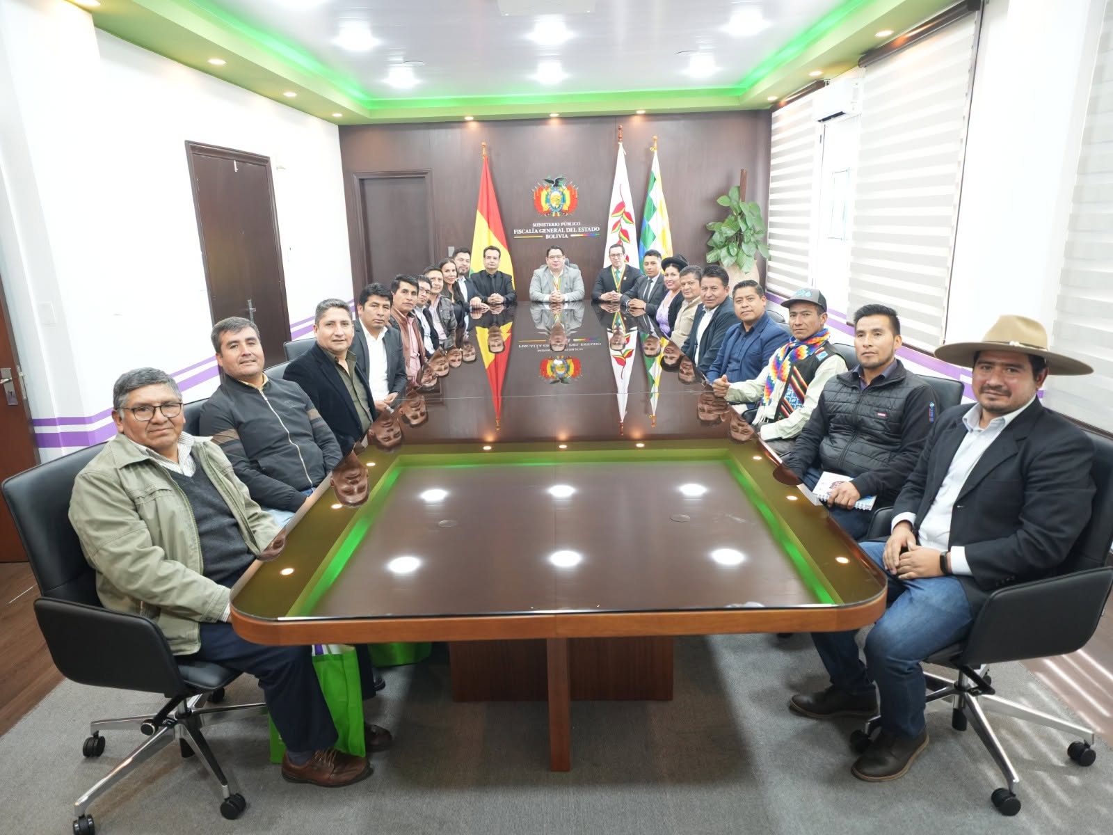 Firma de convenio con municipios de Chuquisaca. Fotos: Fiscalía General del Estado y GAMS.