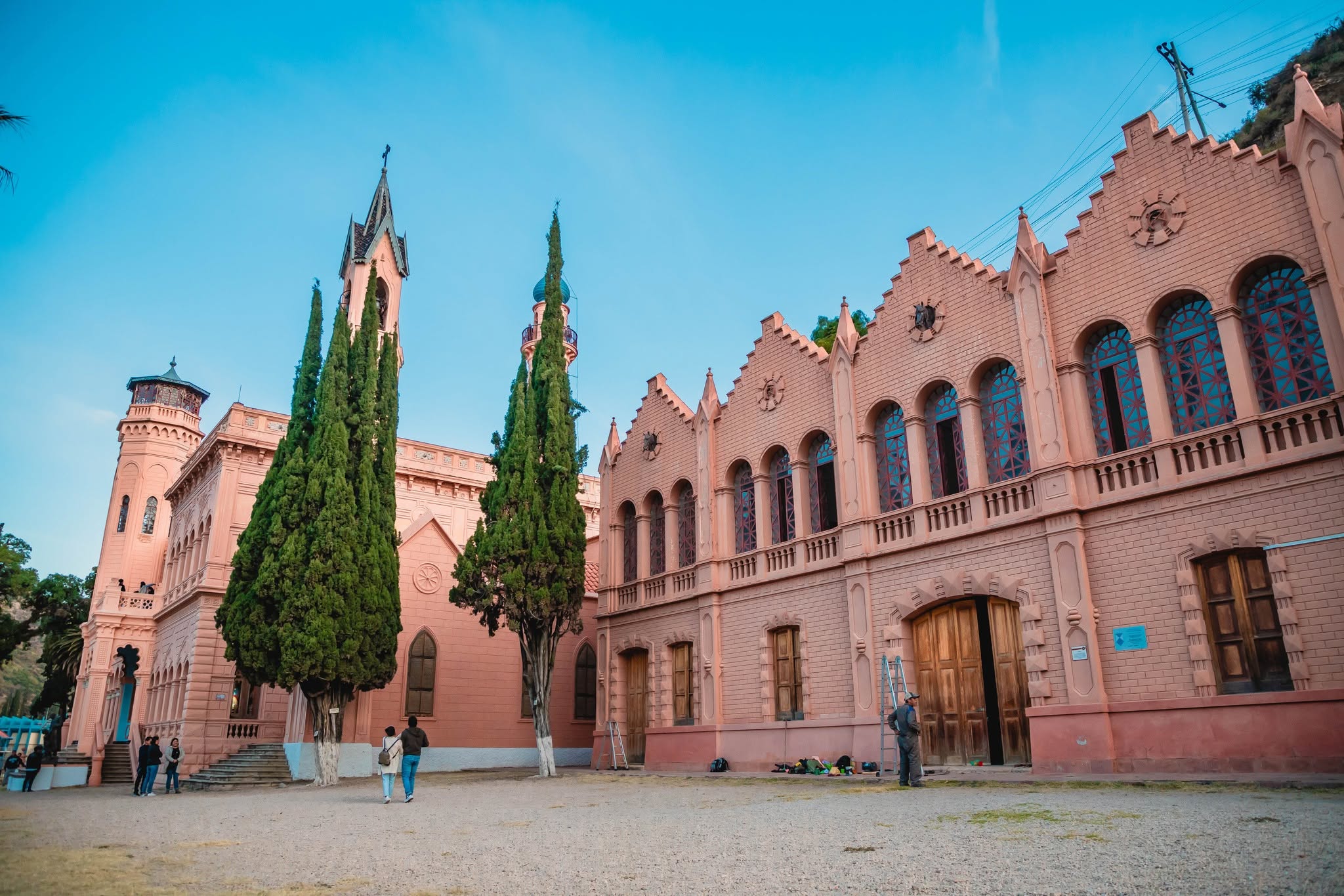 Castillo de La Glorieta, uno de los lugares abiertos para la visita en la Noche de Museos este viernes. Foto: Gobernación de Chuquisaca.
