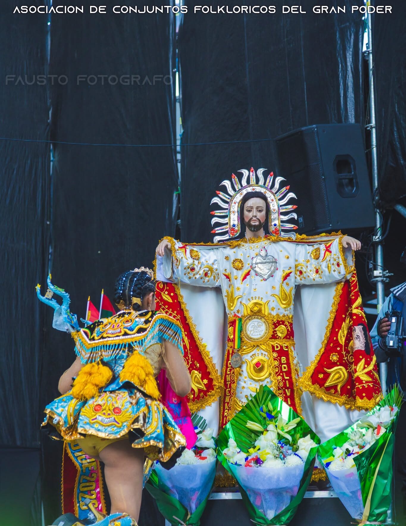 Fraterna expresa su devoción al Jesús del Gran Poder en La Paz. Foto: Asociación de Conjuntos Folklóricos del Gran Poder.