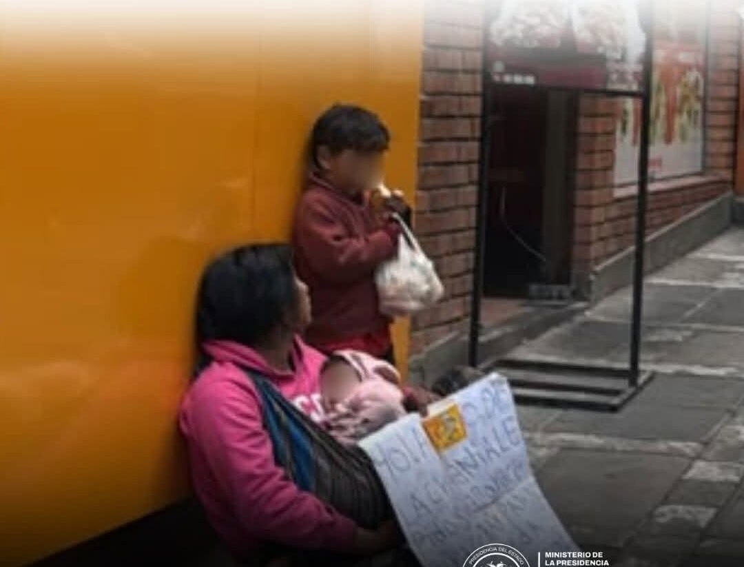 Imagen referencial de mendicidad. Foto: Ministerio de la Presidencia.