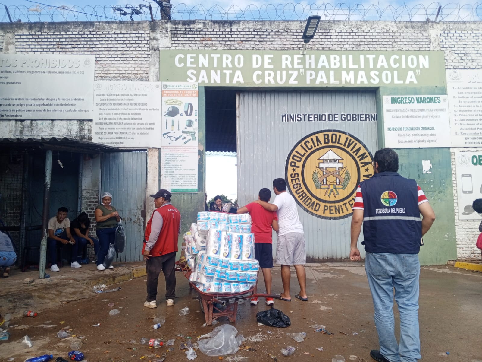 Cárcel de Palmasola en Santa Cruz. Foto: Defensoría del Pueblo.
