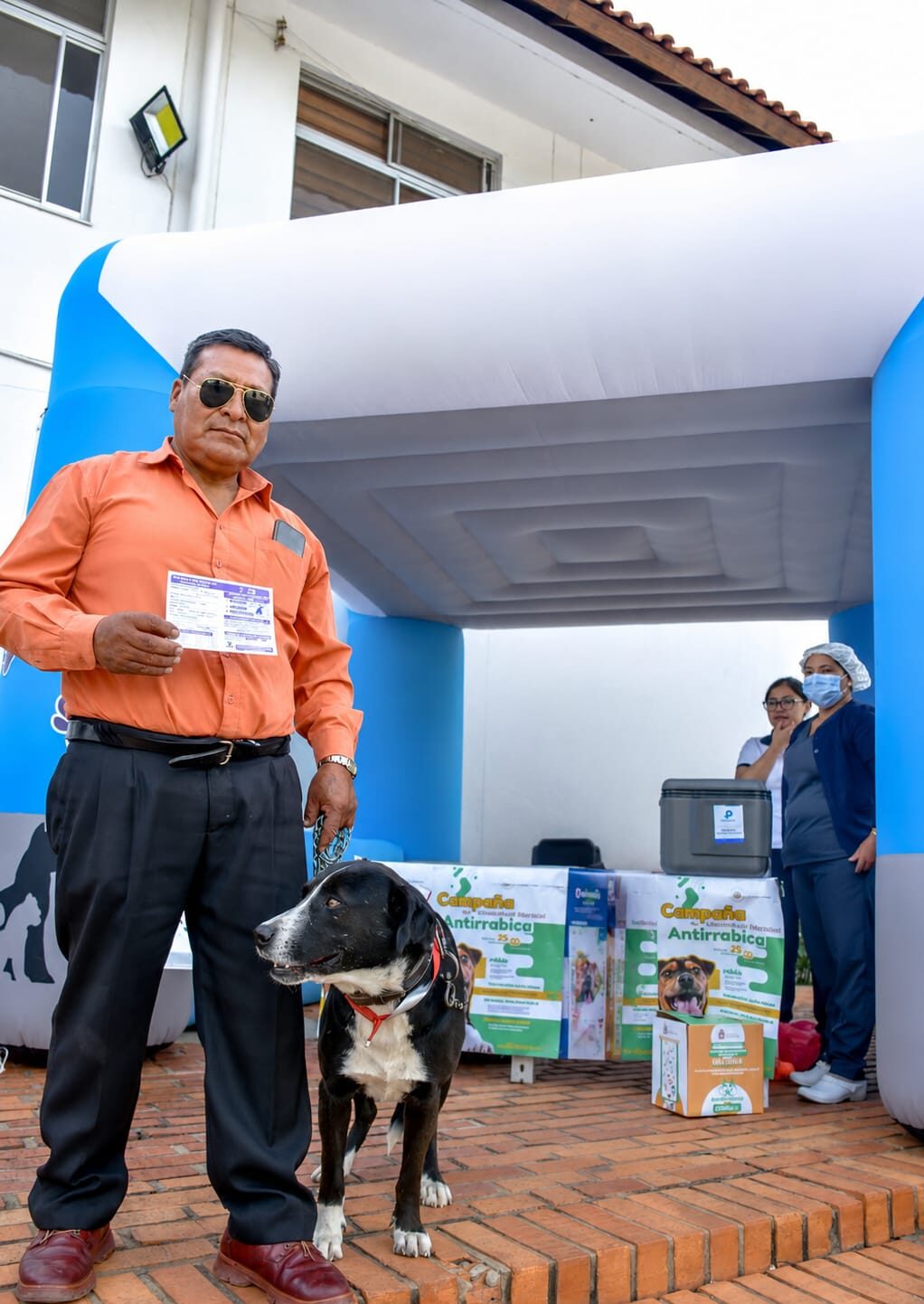 Se habilitó puntos de vacunación para las mascotas.