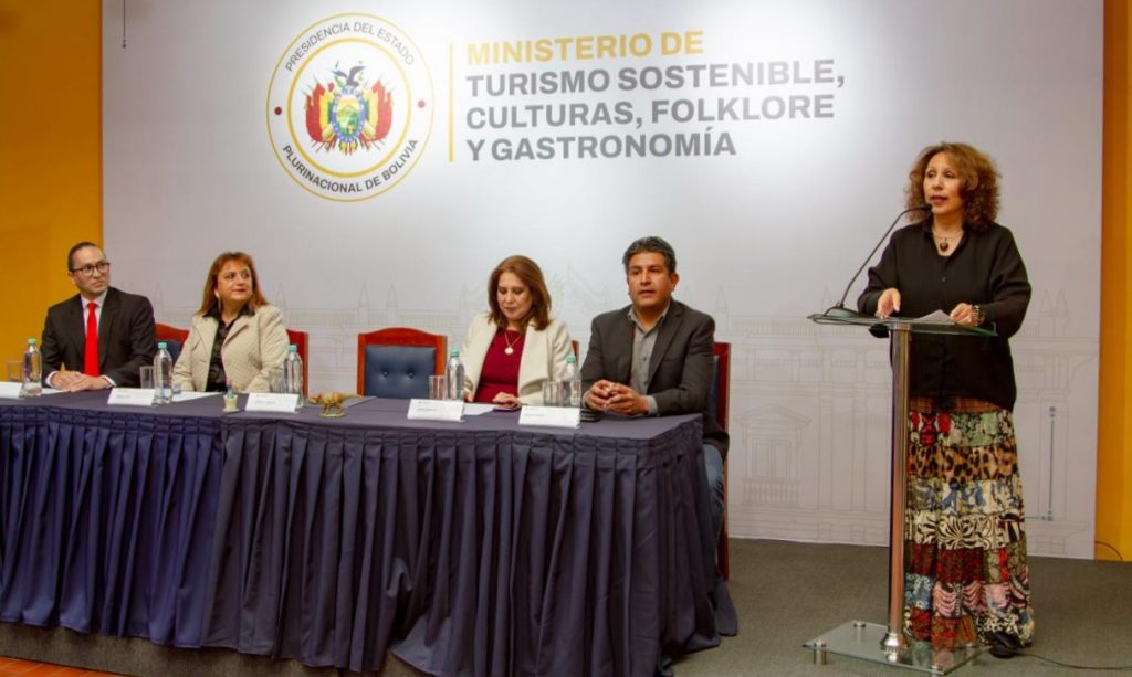 Lanzamiento de la campaña promocional “Vacación Inolvidable, Sucre”. Foto: Ministerio de Turismo Sostenible.