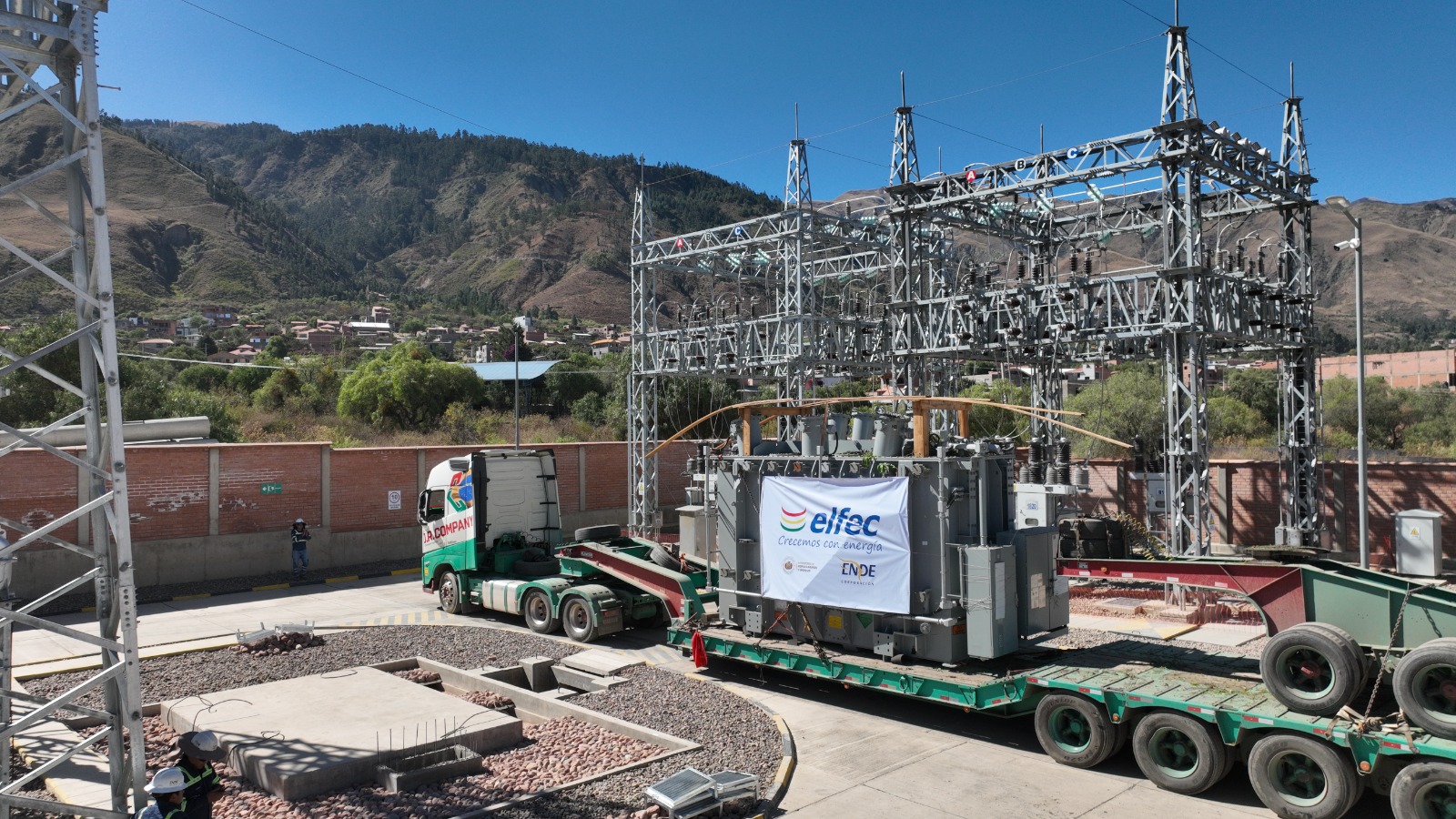 El transformador tiene una potencia de 50 MVA, capacidad que responde al crecimiento de la demanda eléctrica en Tiquipaya y sectores cercanos.