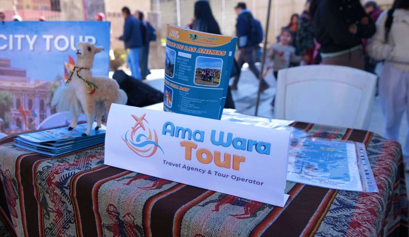 Feria del Turismo Interno reunió a más de una veintena de expositores. Fotos: Alcaldía La Paz.